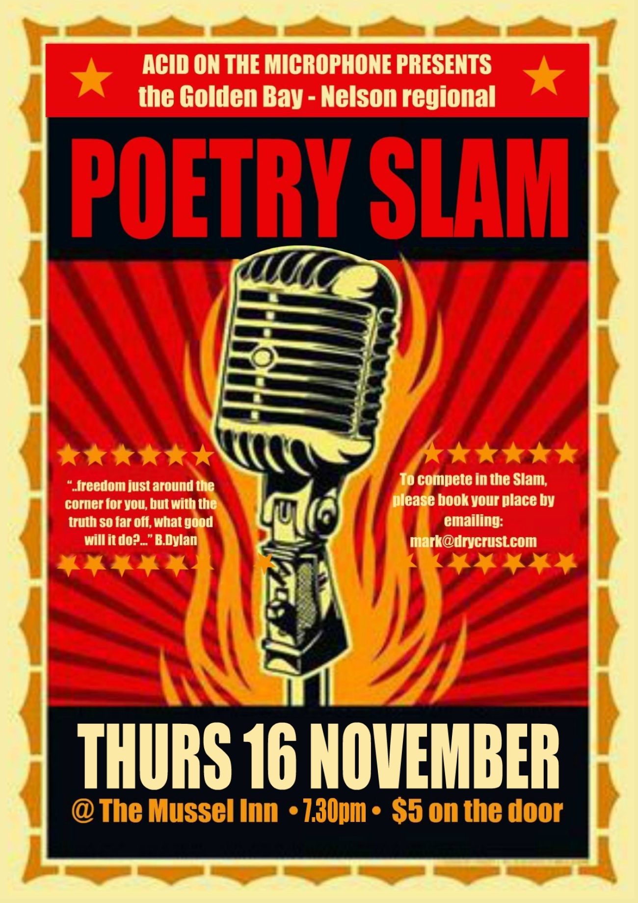 THE POETRY SLAM IS ON!
