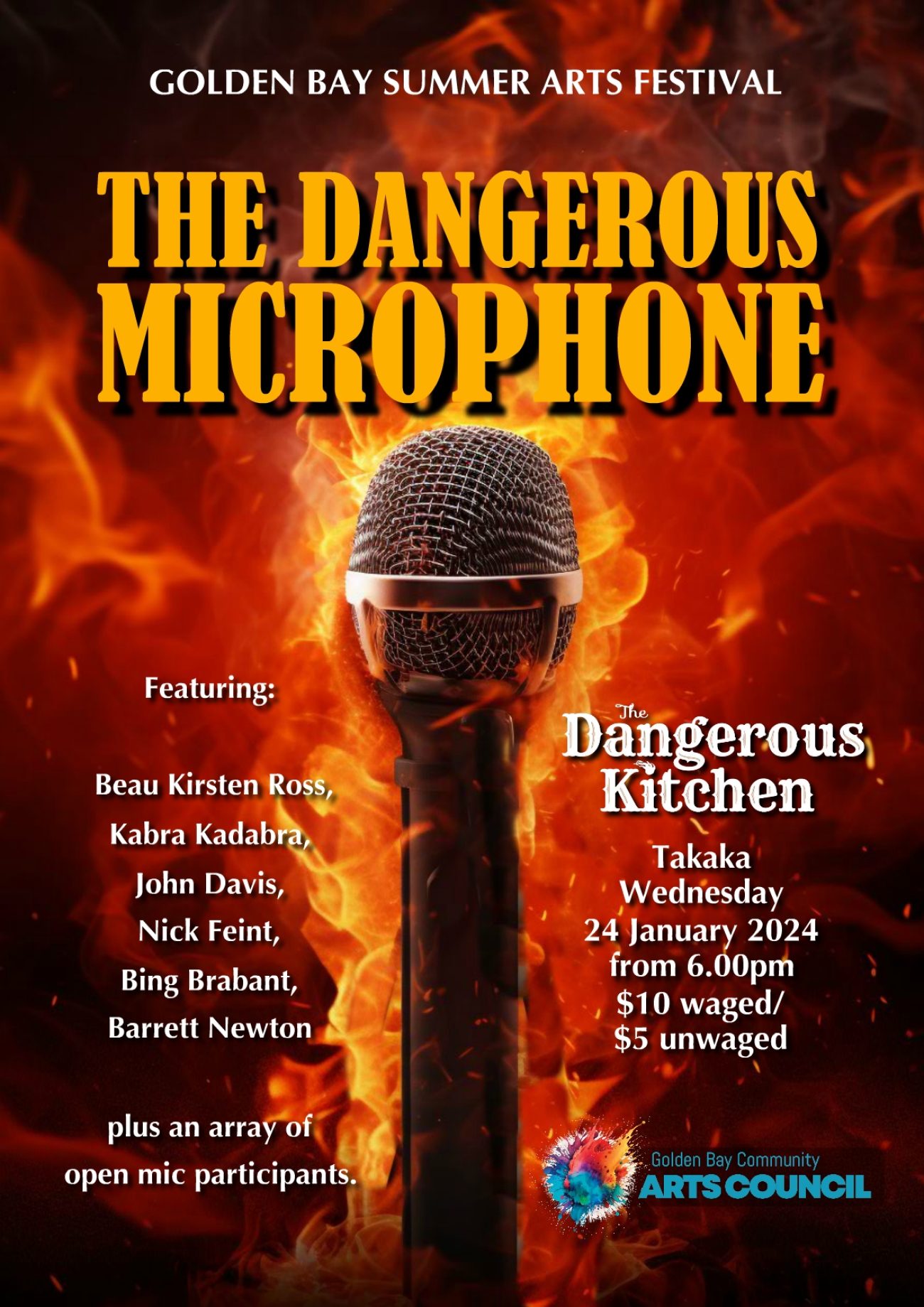 Arts Festival Edition – THE DANGEROUS MICROPHONE